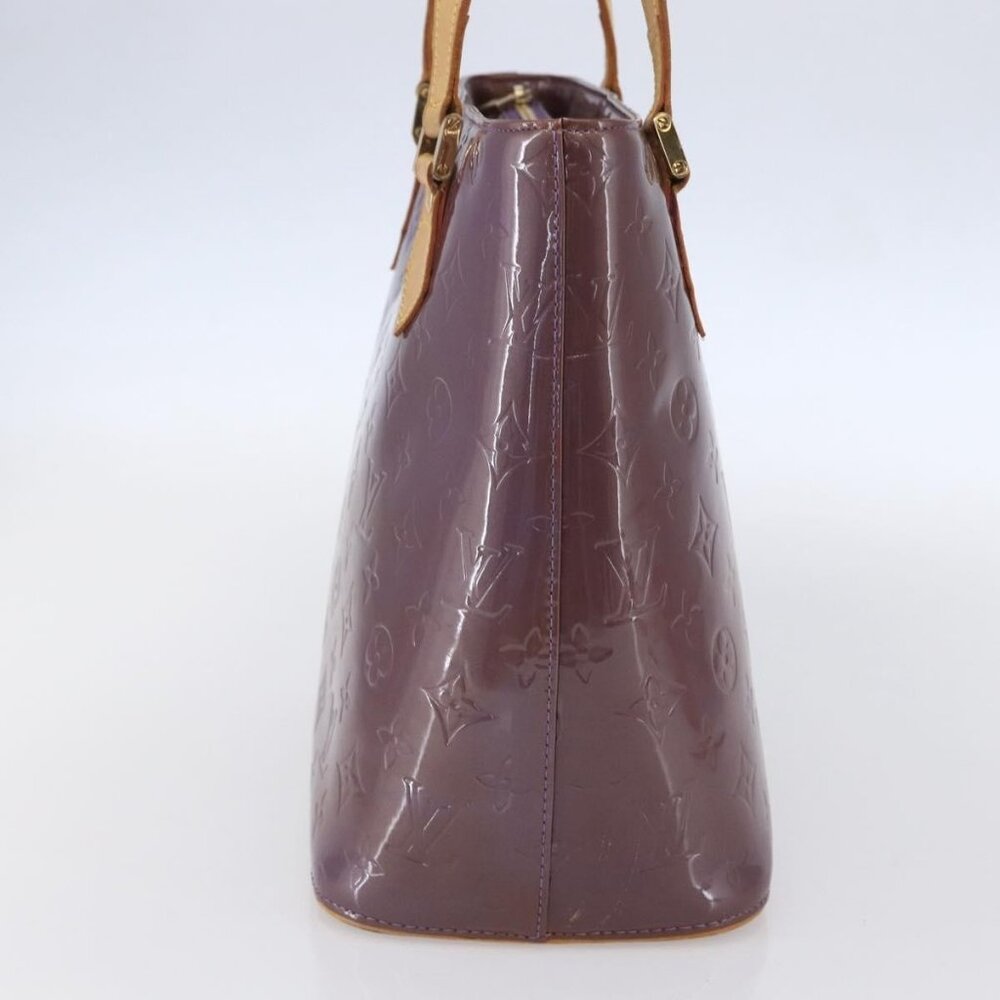 LOUIS VUITTON Monogram Vernis Houston Hand Bag Purple Viole M91093 Auth 152339 - Picture 5 of 16